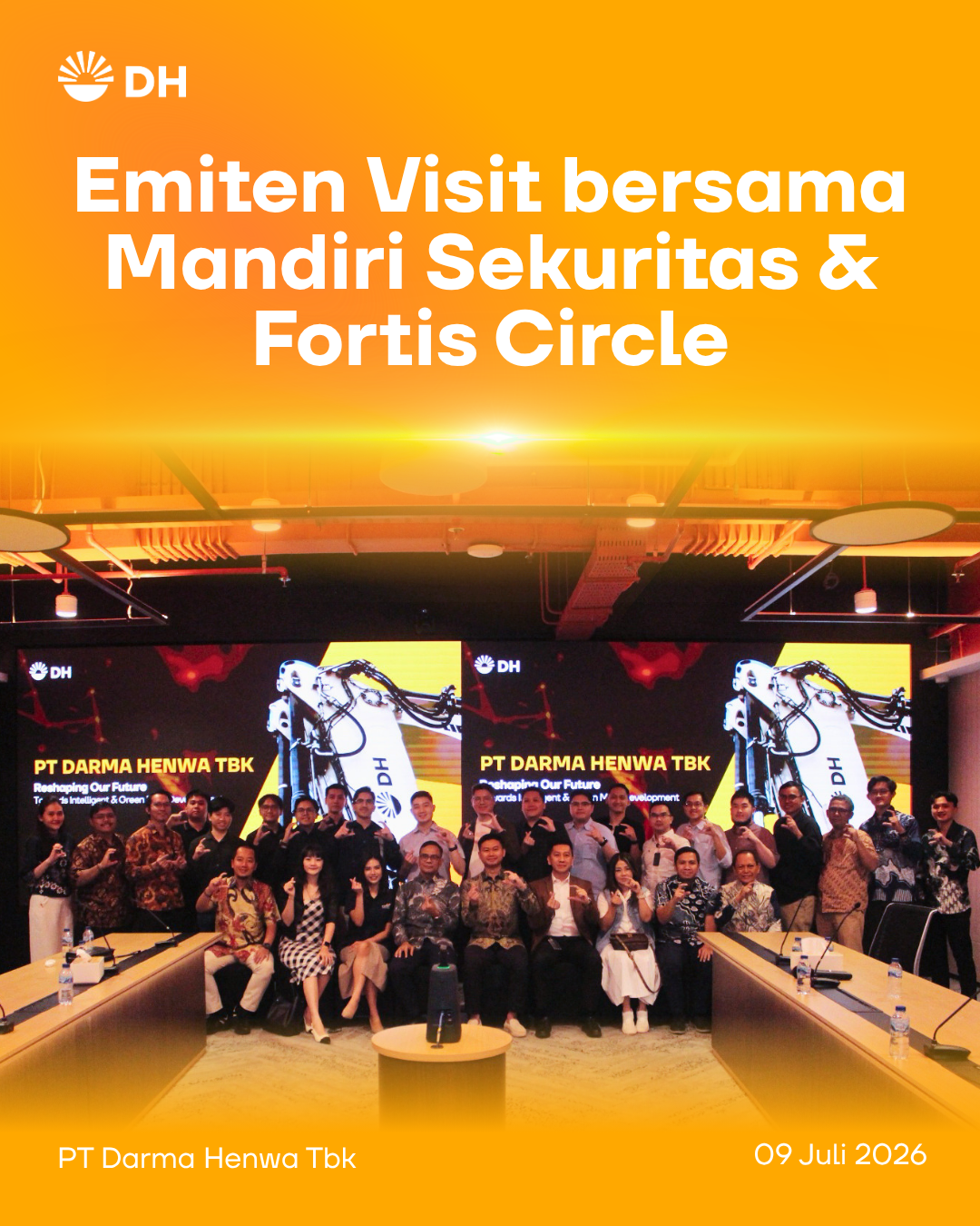 Emiten Visit Mandiri Sekuritas dan Fortis Circle